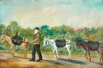 Coal Transportation in to Shibden Valley, 1880 by Unknown